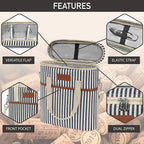 OPUX 3 Bottle Wine Carrier Tote, Insulated Leakproof Wine Cooler Bag, Wine - Image 4
