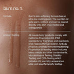 Maude Burn No. 1 - Hydrating + Skin-Softening Soybean + Jojoba Oil Massage Candle - Soothing Warm Massage Oil Candle with Notes of Amber, Lemongrass + Tonka Bean - Relaxing Self Care Gifts (4 oz)