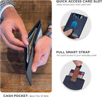 SERMAN BRANDS RFID Blocking Slim Bifold Genuine Leather Thin Minimalist Front - Image 4