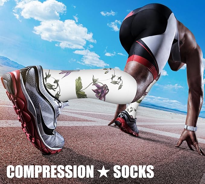 CHARMKING Compression Socks for Women & Men Circulation 15-20 mmHg is Best - Image 3