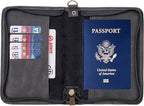 Personalized Leather Passport Holder, Handmade Travel Wallet by HARDISTON