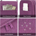 Narwey Hanging Toiletry Bag for Women Travel Makeup Bag Organizer Toiletries - Image 7