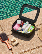 Popvibe Clear Makeup Bag Travel Cosmetic Case Transparent Toiletry Bag - Image 7