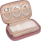 NISHEL Travel Cord Organizer Case, Double Layers Tech Electronic Bag, Essentials - Image 5