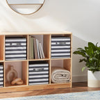 Amazon Basics Cube Organizer Storage Bins Handles, Collapsible Fabric - Image 6