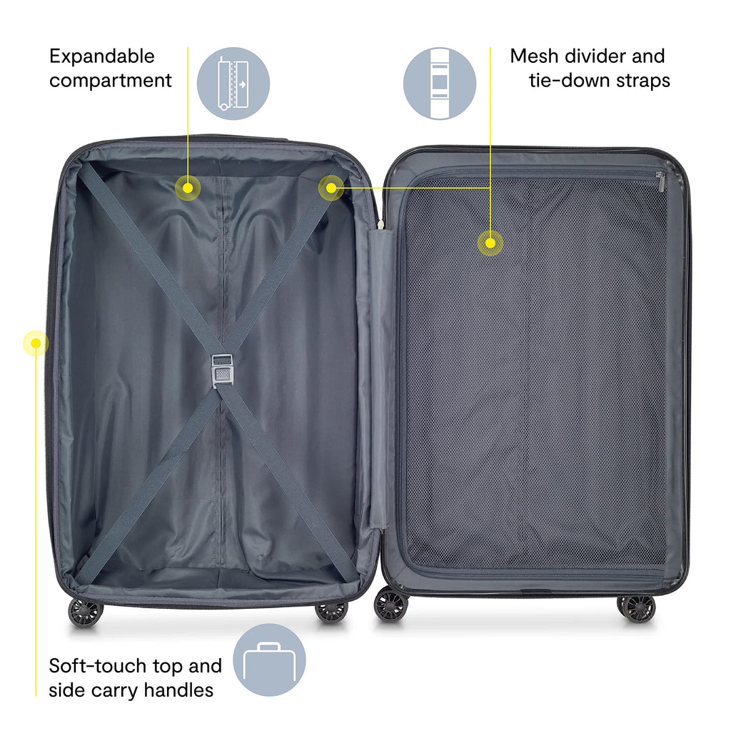 Helium Aero Hardside Expandable Luggage with Spinner Wheels (Brick Red / 2-Piece Set (19/28))