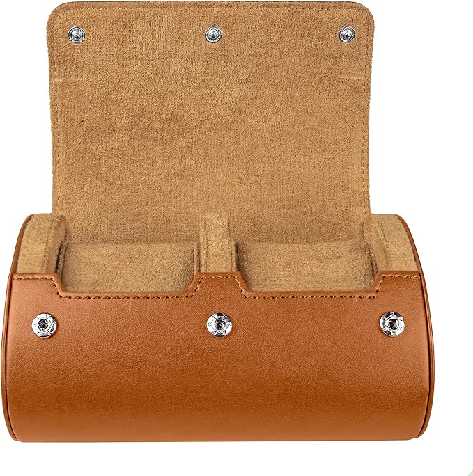 Barton Leather Watch Roll for 2 Watches | Convenient Organizer Case for Travel - Image 6