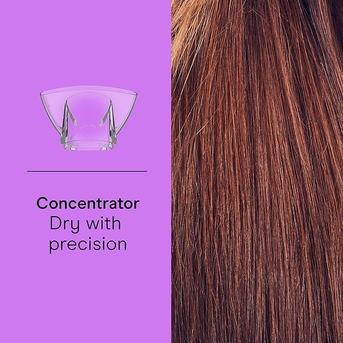 Conair Double Ceramic Hair Dryer, 1875W Blow Dryer with Diffuser and Concentrator, Ionic Conditioning, 3 Heat & 2 Speed Settings, Amazon Exclusive, White