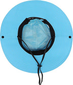 Womens Summer Sun Hat Beach Hat Wide Brim Outdoor UV Protection Hat Foldable - Image 6