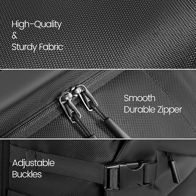 Large Travel Backpack for Men 40L, Carry On Backpack TSA 17.3 Inch Laptop - Image 4