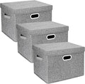 TYEERS Large Storage Bins with Lids, Collapsible, Fabric Storage Boxes by StorageOrganization
