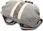Goodhan Women Canvas Backpack Daypack Casual Shoulder Bag, Vintage Heavy-duty - Image 7