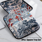 2025 Improved Design Premium Square Fabric Valet Tray Organizer Set of 2 - Image 7