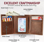 BULL GUARD Leather Trifold Wallets - Image 2