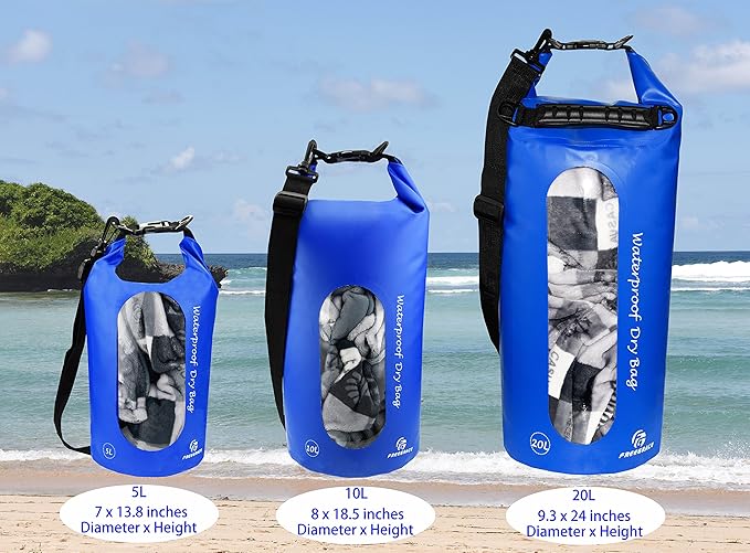 Freegrace Waterproof Dry Bags Set of 3 Dry Bag - Image 2