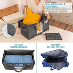 VENO 8 Pack Moving Bags, Comforter and Blanket Storage Bags - Image 3