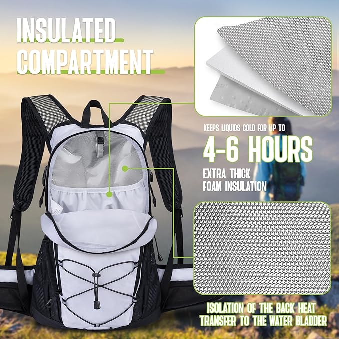 N NEVO RHINO Hydration Backpack, 18L Multipurpose Hiking Backpack - Image 2