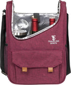 Insulated Red Wine Edition Carrier | 2-3 Bottle Travel Bag - Image 7