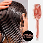 Conair Scalp Care Detangling hairbrush - Curly Hair Brush - Scalp Massager - hairbrushes for women & men - detangler for all lengths - can use wet or dry - Standard