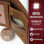 BULL GUARD Leather Trifold Wallets - Image 6