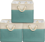 SIMPLE HOUSEWARE Fabric Storage Cubes, 3 Pack - Image 8
