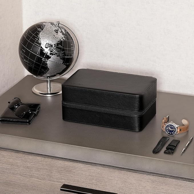 ROTHWELL 8 Watch Travel Case Storage Organizer - Image 7