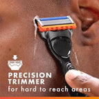 Gillette Fusion5 Power Razor Refills for Men, 10 Razor Cartridges, Larger Lubrication Strip, Precision Trimmer, 5-Blade Razor Blades for Close Shave