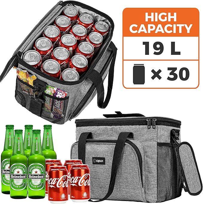 OPUX Soft Cooler Bag, Insulated Collapsible Lunch Cooler Tote - Image 2