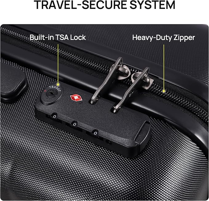 NINETYGO Carry On Luggage 22x14x9 Airline Approved, Small Suitcase - Image 5