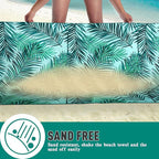 2 Pack Microfiber Beach Towel, Oversized Pool Towel 75”x 35”, Sand-Free Quick - Image 2