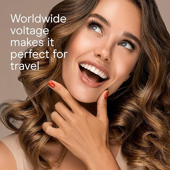 Conair Instant Heat 1½ Inch Curling Iron, 1½-Inch Barrel Hair Curler Produces Soft Waves and Loose Curls, 25 Heat Settings, Dual Voltage, For Use on Medium and Long Hair, Black