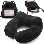 Inflatable Travel Neck Pillow: Extra-Soft, Cushion. - Image 8