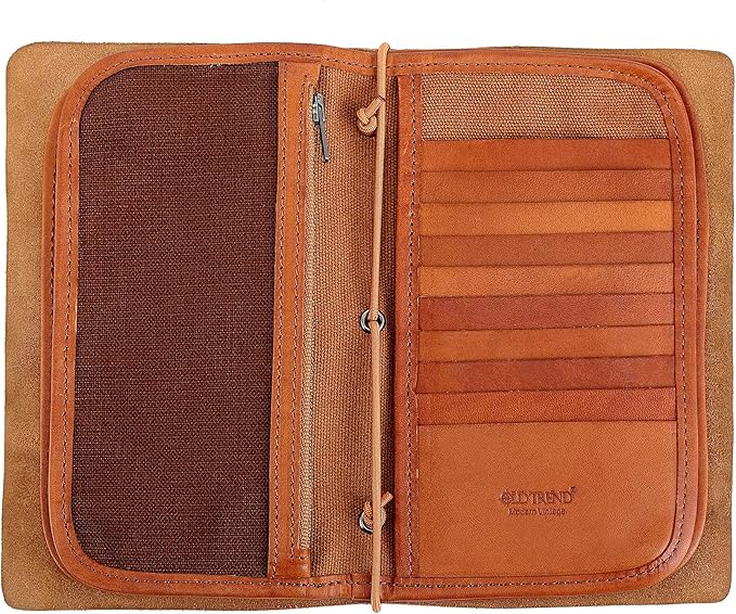 Genuine Leather Nomad Organizer Travel Wallet | Women's Wallet Clutch Passport - Image 4