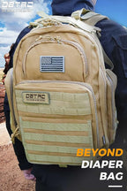 Diaper Bag Backpack for Dad, DBTAC Large Baby Nappy Bag for Men w/Changing Mat - Image 3