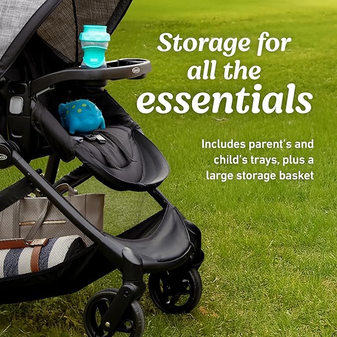 Graco Modes Pramette Travel System, 3-in1 Modular Carseat Stroller Combo - Image 2