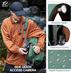 Padwa Lifestyle Green Camera Backpack - Image 4