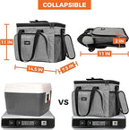 OPUX Soft Cooler Bag, Insulated Collapsible Lunch Cooler Tote - Image 5