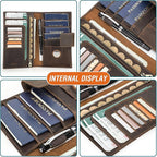 Top Grain Leather Travel Passport Wallet Holder - Image 8