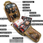 Survival First Aid Kit with Israeli Bandage, Chest Seal, Tactical Military - Image 4