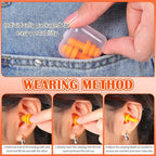 TrelaCo 100 Pairs Ear Plugs Bulk, NRR 29dB Reusable Silicone Ear Plugs - Image 5