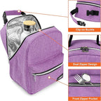 opux Lunch Box for Girls Boys Kids, Insulated Leakproof Lunch Bag, Reusable - Image 4