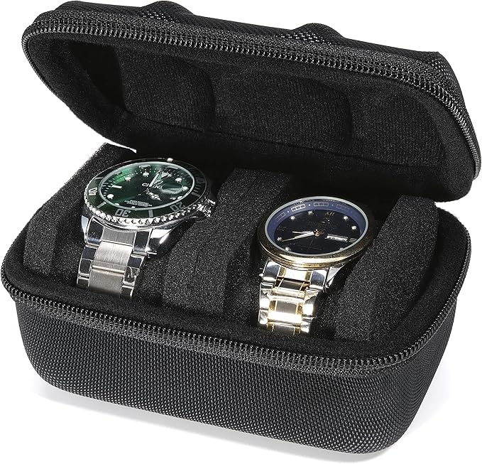 Hard single watch travel case, men's sports watch organizer box - Image 5