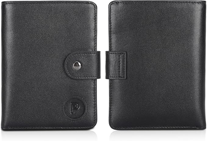 Polare Luxury RFID Blocking Leather Passport Holder Travel Wallet - Image 9