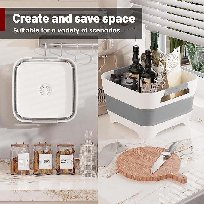 Wash Basin for Baby Bottles, Versatile Wash Tub for Kitchen, Outdoor Camping - Image 9