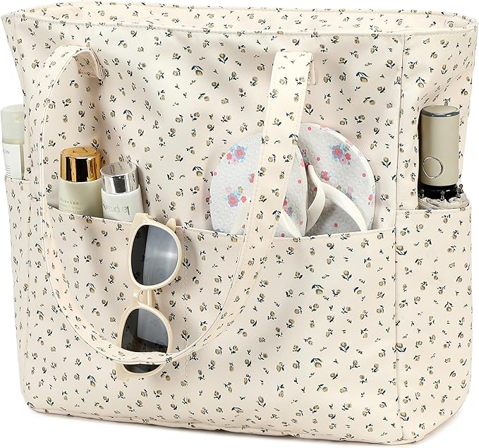 LEDAOU Beach Bag Waterproof Sandproof Women Tote Bag Pool Bag - Image 8