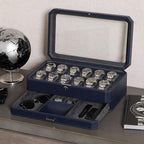 ROTHWELL 12 Slot Leather Watch Box - Image 3