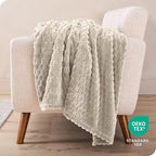 Bare Home Textured Fleece Blanket - Image 5