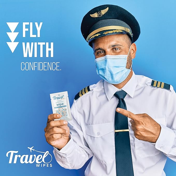 Hand Sanitizing Travel Wipes – 30ct Individually Wrapped | Fresh Citrus Scent - Image 8