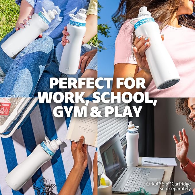 Cirkul 32oz. Chameleon Stainless Steel Water Bottle Starter Kit - Image 9
