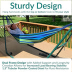 Sunnydaze Universal Double Hammock Stand Only - Image 3